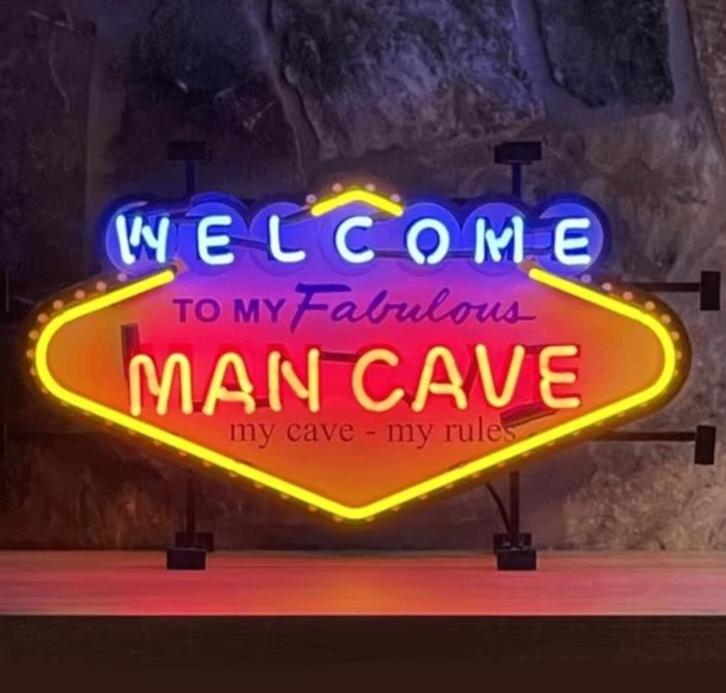 Neonlampen Neon Lamp verlichting retro mancave gameroom, Verzamelen, Merken en Reclamevoorwerpen, Nieuw, Lichtbak of (neon) lamp