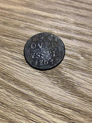 Duit Overijssel 1765 beschikbaar voor biedingen