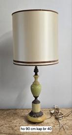 Vintage Groene Marmeren Tafellamp, Ophalen