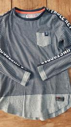 Longsleeve shirt Retour gestreept grijs 9/10 jaar, Ophalen of Verzenden