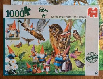 Legpuzzel At the forest with the Gnomes Rien Poortvliet  beschikbaar voor biedingen
