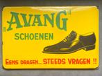 Emaille  Reclamebord Avang Schoenen, Verzamelen, Merken en Reclamevoorwerpen, Ophalen of Verzenden, Gebruikt, Reclamebord