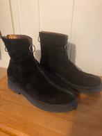 Degelijke hoge zwarte suede leren schoenen van MJUS, maat 42, Verzenden, Zwart, Lage of Enkellaarzen, Zo goed als nieuw