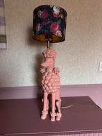 Poedel lamp roze/oranje, Gebruikt, 25 tot 50 cm, Zwart, Rond