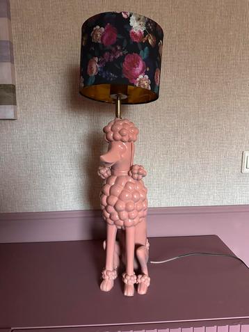 Poedel lamp roze/oranje beschikbaar voor biedingen