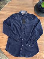 Heren blouse Warren Webber maat L, Kleding | Heren, Ophalen of Verzenden, Nieuw, Blauw