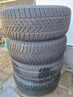 4 winterbanden en aluminium velgen -Mazda 205/55R16, Ophalen, Gebruikt
