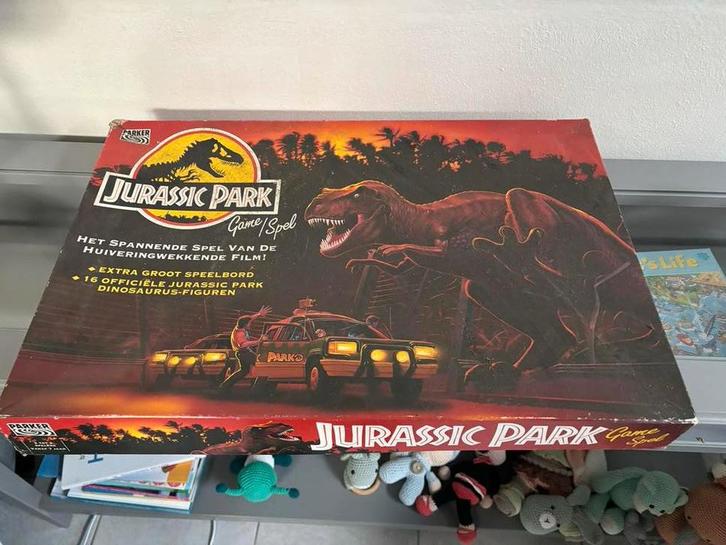 Jurassic Park Bordspel - Compleet!, Boeken, Atlassen en Landkaarten, Zo goed als nieuw, Overige typen, Overige gebieden, 2000 tot heden