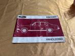 Instructieboekje Ford Escort MK1, Ophalen of Verzenden