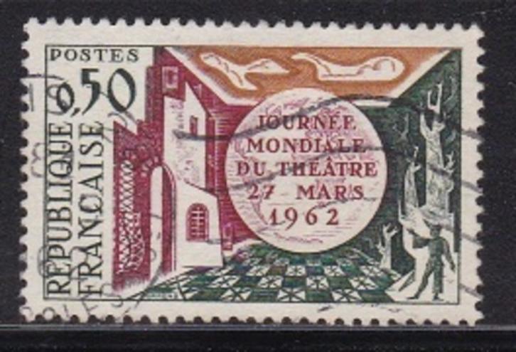 3060 - Frankrijk michel 1387 gestempeld , Dag van de, Postzegels en Munten, Postzegels | Europa | Frankrijk, Gestempeld, Verzenden