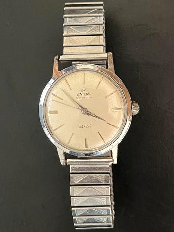 Enicar Ultrasonic - Zwitsers vintage herenhorloge beschikbaar voor biedingen