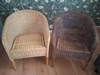 Gratis  2 rotan stoelen, Huis en Inrichting, Stoelen, Ophalen, Gebruikt, Bruin