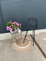 Barkruk rotan zwart, zithoogte 70 cm, 1 kruk, Ophalen, Nieuw