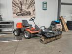 Husqvarna rider 16 met Limpar veegmachine 120 cm, Tuin en Terras, Veegmachines, Ophalen, Gebruikt, Husqvarna