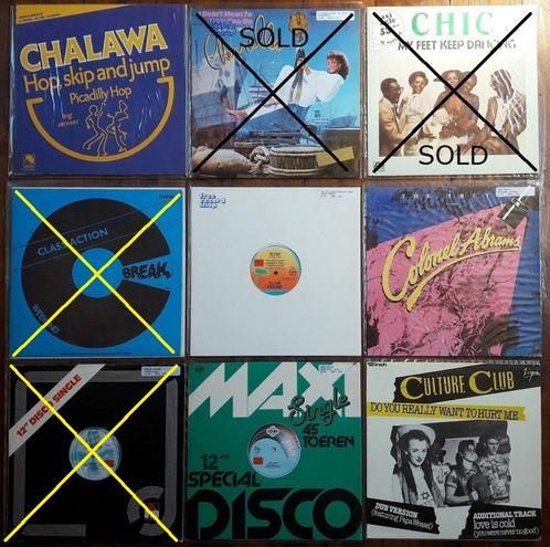 Maxisingles C-F 70/80/90, Cd's en Dvd's, Vinyl | Dance en House, Gebruikt, Disco, Overige formaten, Ophalen of Verzenden