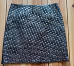Caroline Biss Rok - Zwart Zilver Metallic - Maat 42 / Large, Zwart, Maat 42/44 (L), Ophalen of Verzenden, Zo goed als nieuw