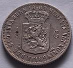 Halve gulden Wilhelmina 1909 zilver, Ophalen of Verzenden, Koningin Wilhelmina, ½ gulden, Zilver
