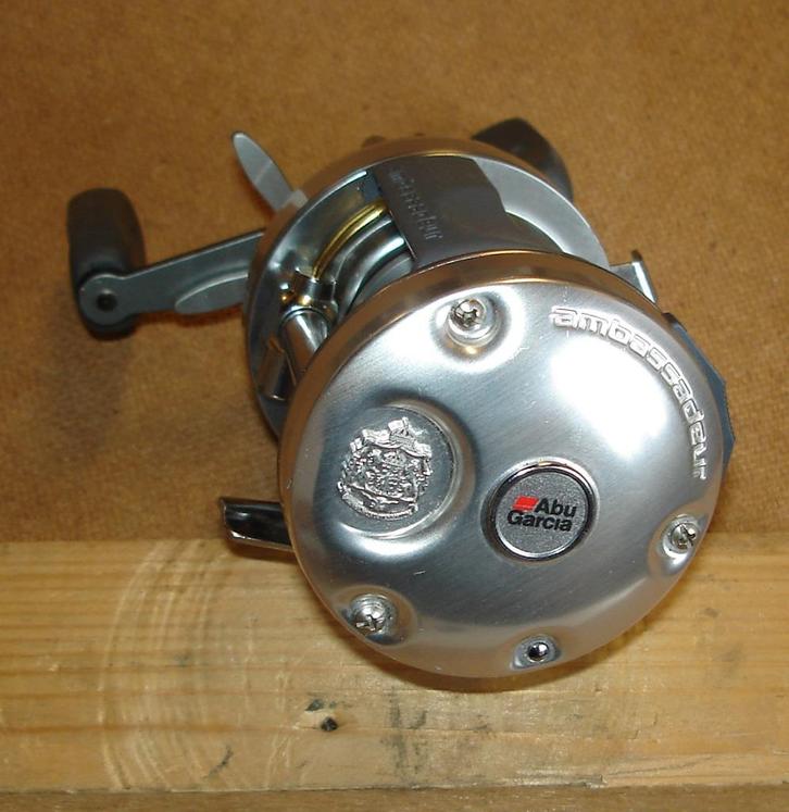 vintage reel ABU Ambassadeur 6500 C3, Watersport en Boten, Hengelsport | Algemeen, Zo goed als nieuw, Molen, Ophalen