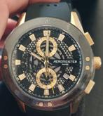 Aeromeister herenhorloge met goudaccenten., Overige merken, Leer, Gretannl@yahoo.com, Ophalen of Verzenden