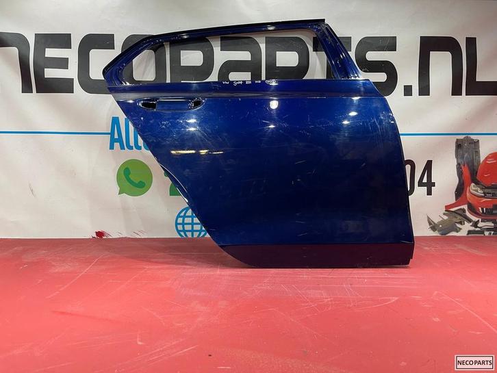 VW GOLF 8 PORTIER DEUR RECHTS ACHTER HB ORIGINEEL, Auto-onderdelen, Carrosserie en Plaatwerk, Achterklep, Volkswagen, Achter, Gebruikt