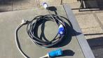 10 meter verlengkabel voor caravan/camper.met verloop kabel, Caravans en Kamperen, Ophalen of Verzenden, Zo goed als nieuw
