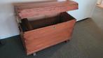Houten Dekenkist / Hutkoffer, Ophalen, Gebruikt, 50 tot 100 cm, 50 tot 75 cm