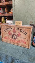 Union match   grote lucifer doos, Verzamelen, Ophalen of Verzenden, Gebruikt