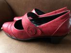 rood leren schoenen - Theresia M. - 37 - nieuw, Nieuw, Ophalen of Verzenden, Schoenen met hoge hakken, Rood
