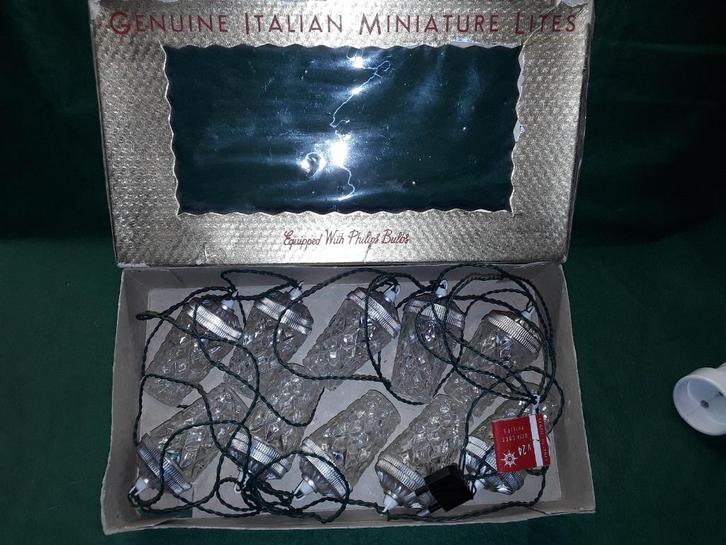 Kerstverlichting uit Italië met lantaarntjes, Diversen, Kerst, Gebruikt, Ophalen of Verzenden