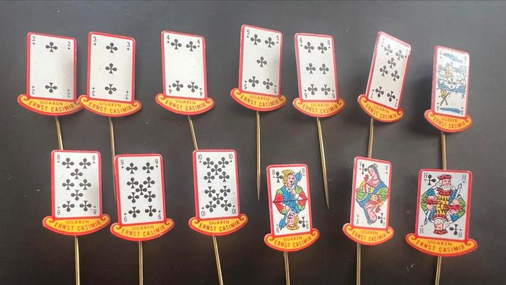 * Kaartspel pin 1965 Ernst Casimir compleet, Verzamelen, Speelkaarten, Jokers en Kwartetten, Zo goed als nieuw, Kwartet(ten), Ophalen of Verzenden