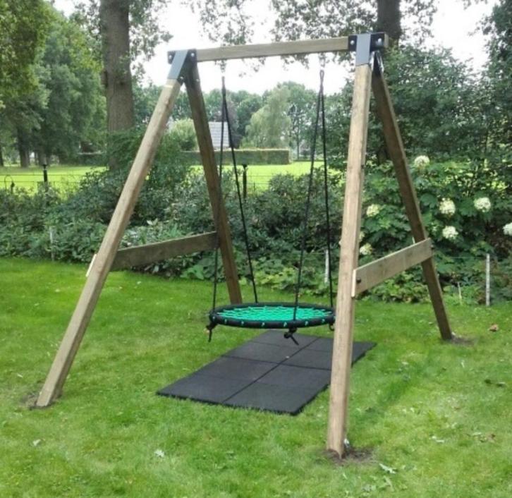 HOUTEN SCHOMMEL diverse modellen afhalen of laten leveren, Kinderen en Baby's, Speelgoed | Buiten | Speeltoestellen, Nieuw, Schommel