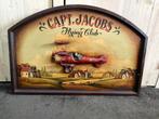 Wanddecoratiebord Capt. Jacobs Flying Club, Ophalen of Verzenden, Gebruikt