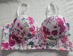 H&M korset wit met bloemen 75A (70A-75B), H& M, Verzenden, Overige kleuren, Body of Korset