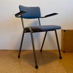 Set 2 buisframe stoelen vintage Gispen stijl, Huis en Inrichting, Stoelen, Ophalen, Gebruikt, Twee, Grijs