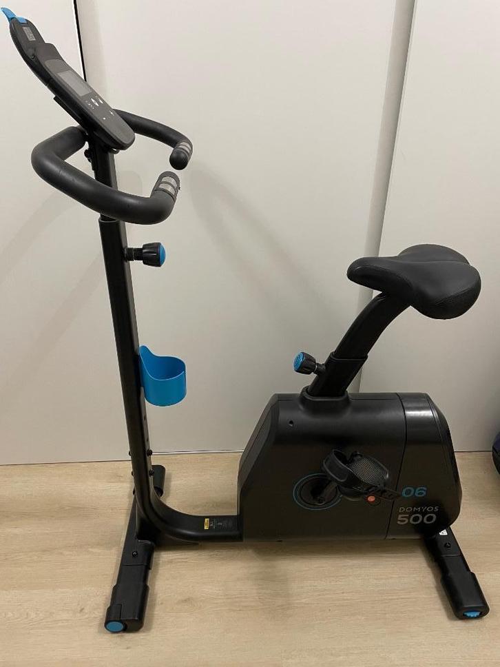 Domyos hometrainer bike 500, Sport en Fitness, Fitnessapparatuur, Zo goed als nieuw, Hometrainer, Benen, Metaal, Ophalen