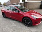 Stoere Tesla Model 3 2019 Rood Trekhaak, Automaat, Zwart, Origineel Nederlands, Elektrisch