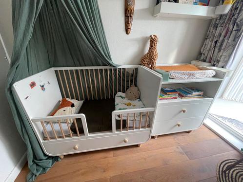 Ikea Myllra Commode en bed set, Kinderen en Baby's, Kinderkamer | Commodes en Kasten, Zo goed als nieuw, Commode, 90 tot 105 cm