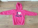 I LOVE Hockey hoodie met naam Eline, Kinderen en Baby's, Kinderkleding | Maat 170, Meisje, Trui of Vest, Gebruikt, Ophalen