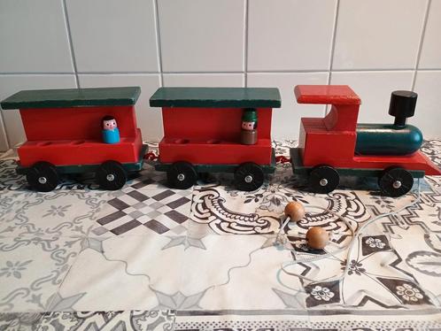 Vintage houten trein., Antiek en Kunst, Antiek | Speelgoed, Ophalen of Verzenden