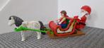 Playmobil kerstman met arreslee, Ophalen of Verzenden, Zo goed als nieuw, Complete set