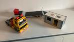 Playmobil vrachtauto met oplegger en keet, Ophalen of Verzenden, Zo goed als nieuw