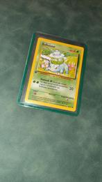 Bulbasaur 1st edition base set NM- pokemon kaart 1995, Ophalen of Verzenden, Zo goed als nieuw