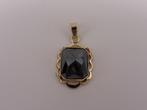 Gouden hanger met hematiet                               G45, Gebruikt, Overige voorstellingen, ., Ophalen of Verzenden