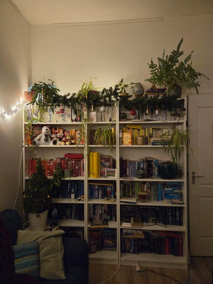 Vier Billy boekenkasten - IKEA, Huis en Inrichting, Kasten | Boekenkasten, Gebruikt, 100 tot 150 cm, 200 cm of meer, 25 tot 50 cm