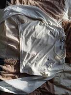 Gymshark Crop-top Lange Mouwen Wit - Maat M, Kleding | Dames, Sportkleding, Maat 38/40 (M), Wit, Ophalen of Verzenden, Fitness of Aerobics