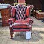 Chesterfield kinderstoel, baby Chesterfield fauteuil rood, Ophalen, Gebruikt