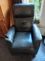 sta op stoel  leer izgst, Huis en Inrichting, Fauteuils, Ophalen, Gebruikt, Minder dan 75 cm, Leer