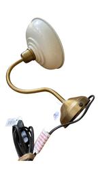 Kolony wand lamp messing kleur met metalen kap, Ophalen of Verzenden, Nieuw, Metaal, Landelijk