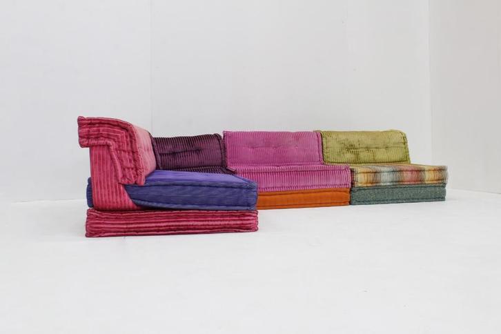 Roche Bobois Mah Jong sofa Missoni Hans Hopfer , set of 12, Huis en Inrichting, Banken | Sofa's en Chaises Longues, Zo goed als nieuw