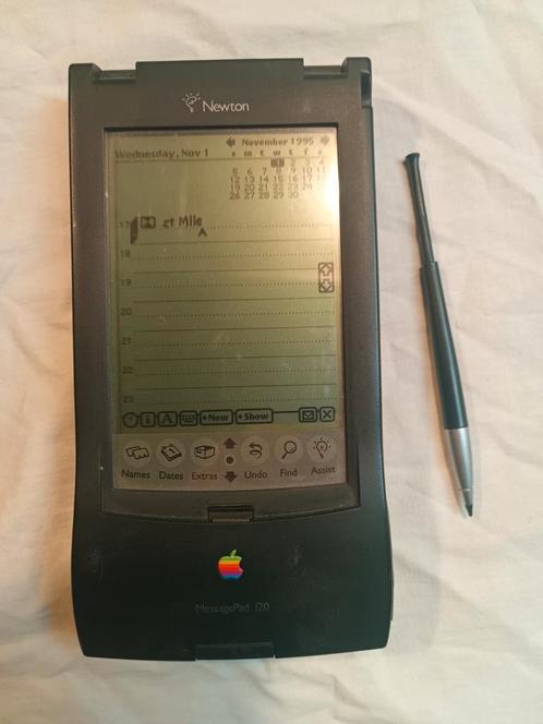Apple Newton MessagePad H0131 120 werkend, Telecommunicatie, Pda's, Zo goed als nieuw, Ophalen of Verzenden